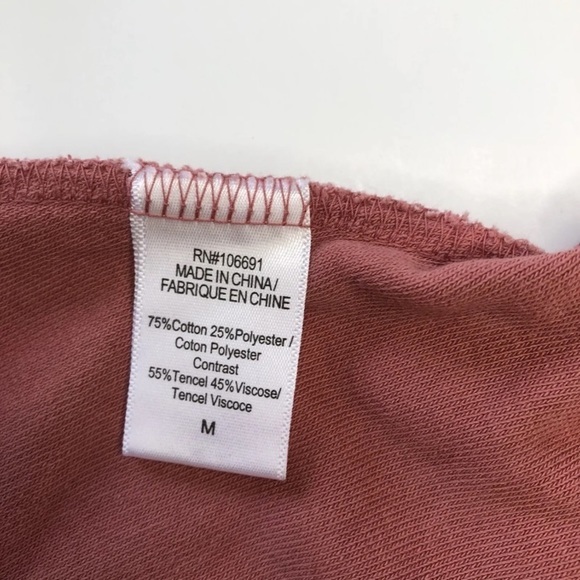 Young Fabulous and Broke Women's Pullover Pink Ombre Long Sleeve Medium Velvety - Picture 9 of 9